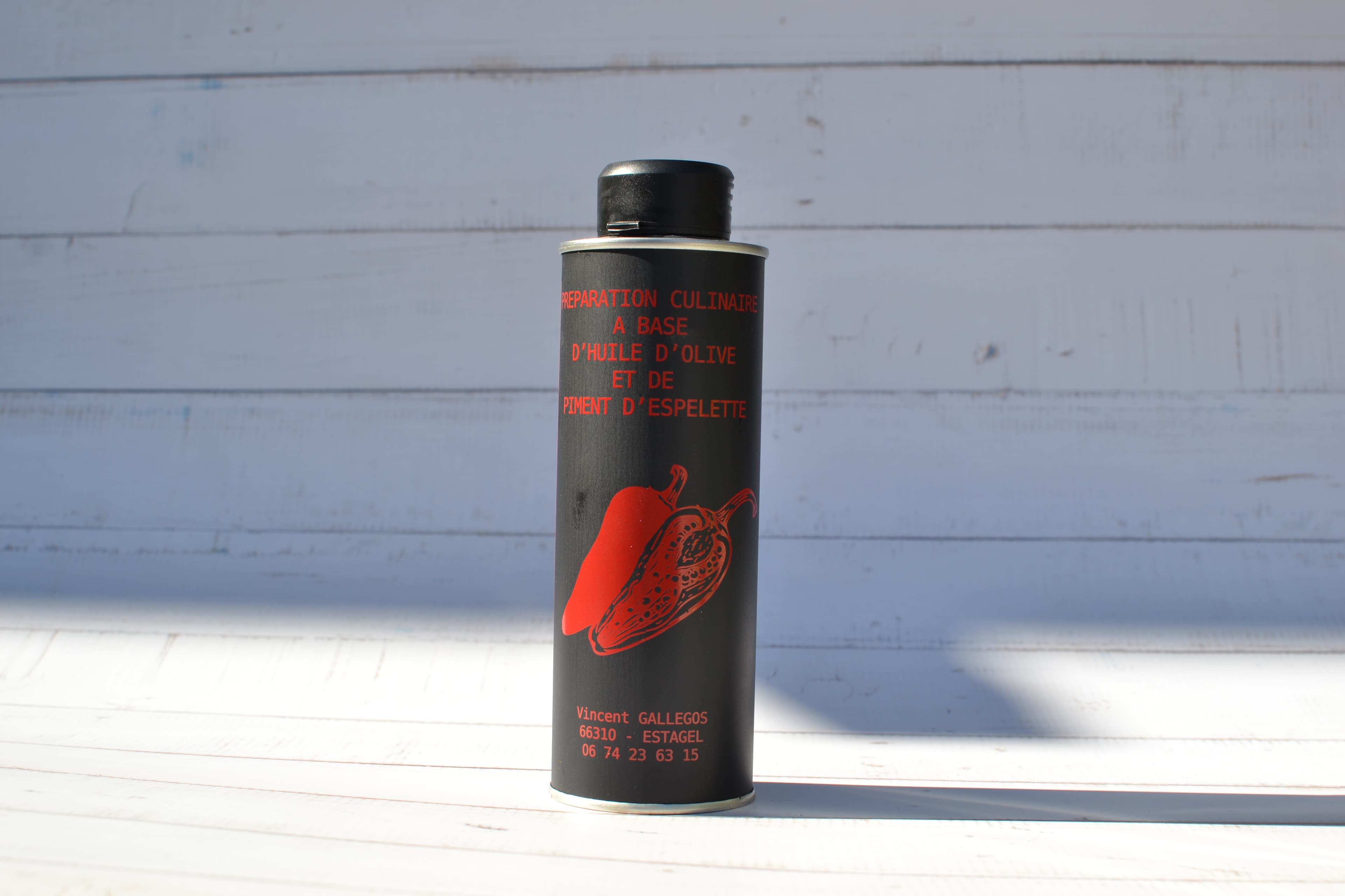Huile d’olive au piment d’Espelette